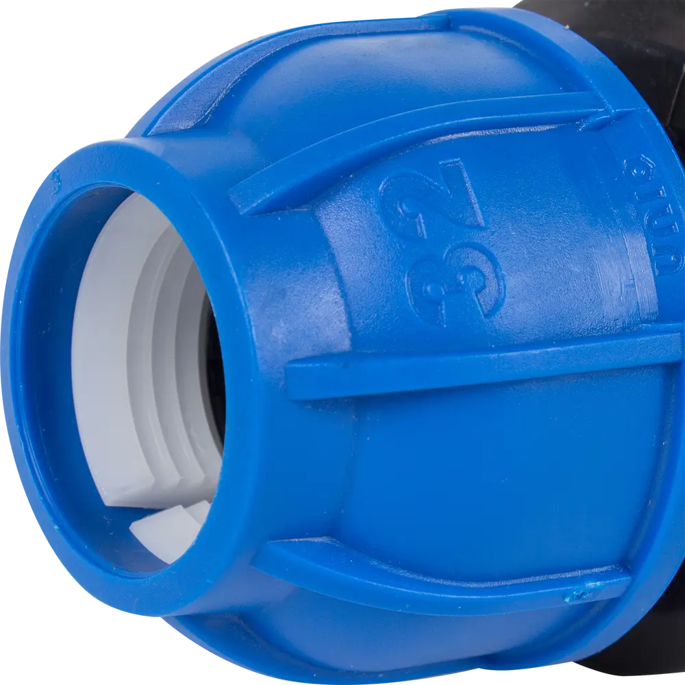 Кран ПНД ø32х32 мм обжимной полиэтилен UNIO STLM-2016919 - Вид №1