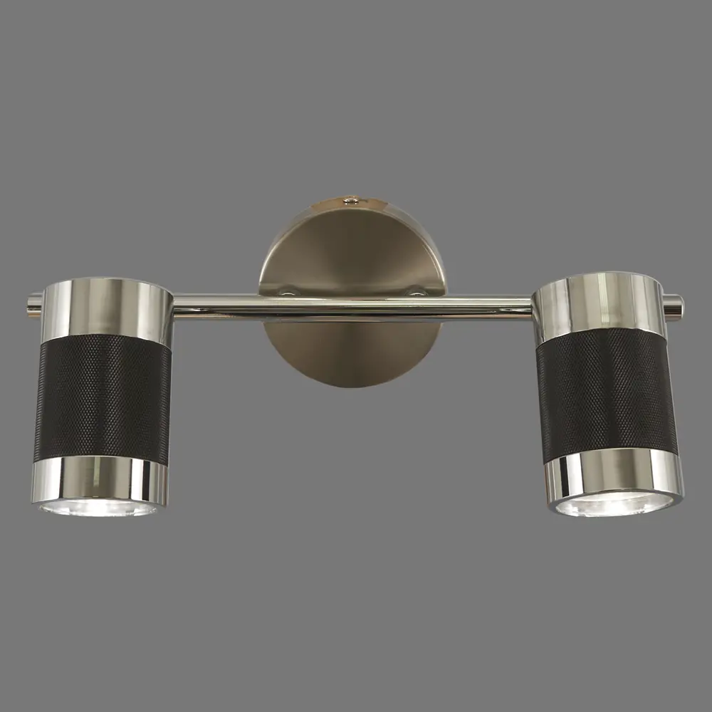 Спот Канна 2xGU10x50 Вт IP44 цвет чёрный/хром TDM ELECTRIC STLM-2177241 - Вид №2