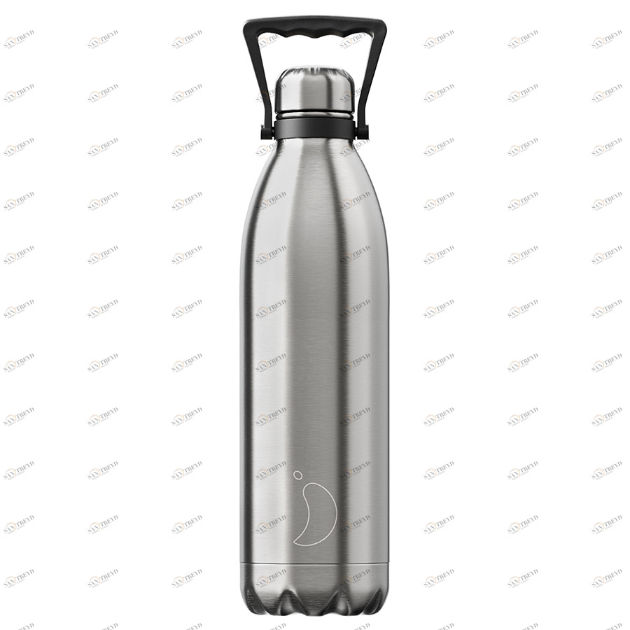 Термос 1,8 л хром Stainless Steel CHILLY'S BOTTLES ДИЗАЙНЕРСКИЕ 00-3948028 Хром 