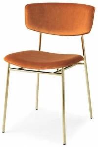 Calligaris Мягкое бархатное кресло Fifties
