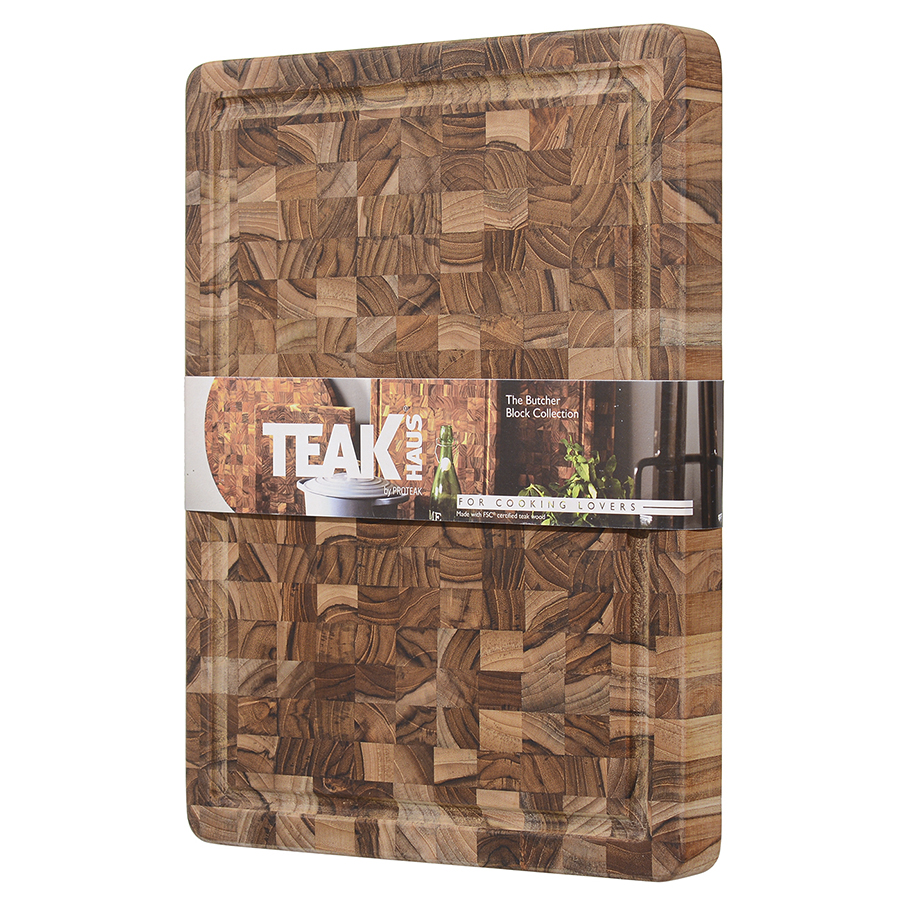 TH331 Доска разделочная торцевая butcher block 51x38 см TEAKHAUS  - Вид №10