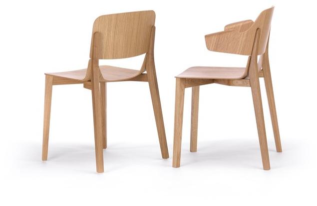 TON Деревянный стул с подлокотниками Leaf 321 437 - Вид №5