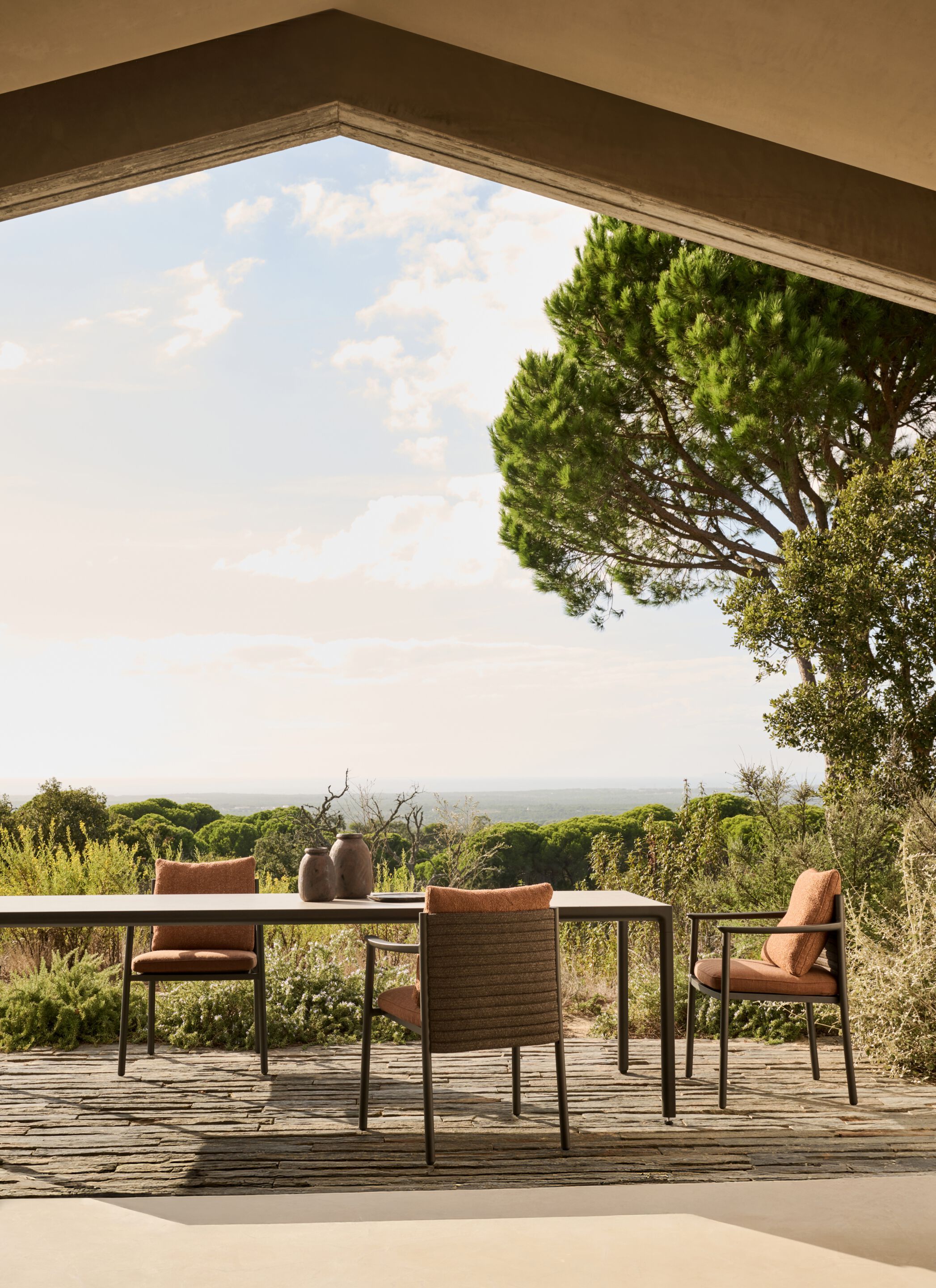 Алюминиевое кресло с подлокотниками TRIBÙ Illum ARCH-00042974 - Вид №3