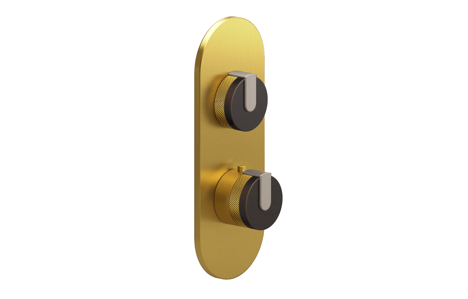 E-8026-R1OBE0-L1SN-BAU-T Планка M-Series с 2 ручками - Внешняя часть GRAFF MOD+