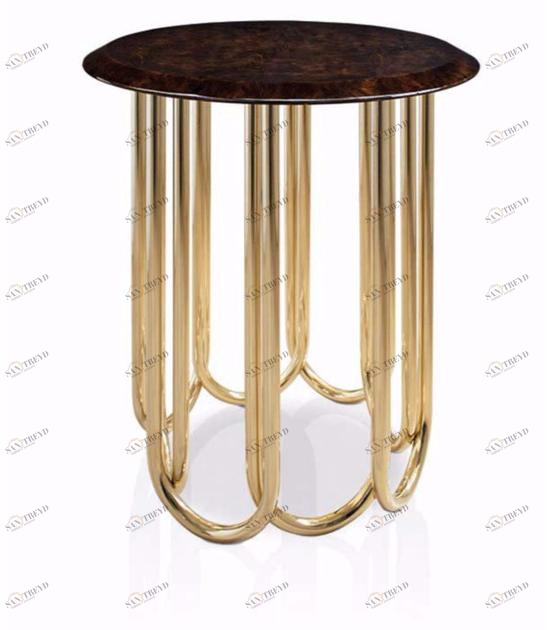 Turri Круглый мраморный журнальный столик на контракт sun-id-1490911