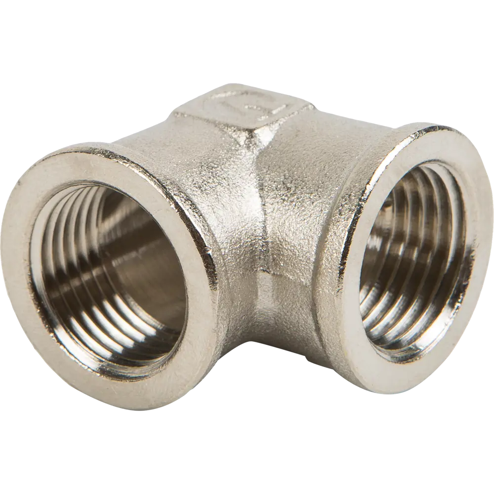 Угол 90° Valtec 1/2" ВР никелированная латунь VTr.090.N.0004 STLM-2091695
