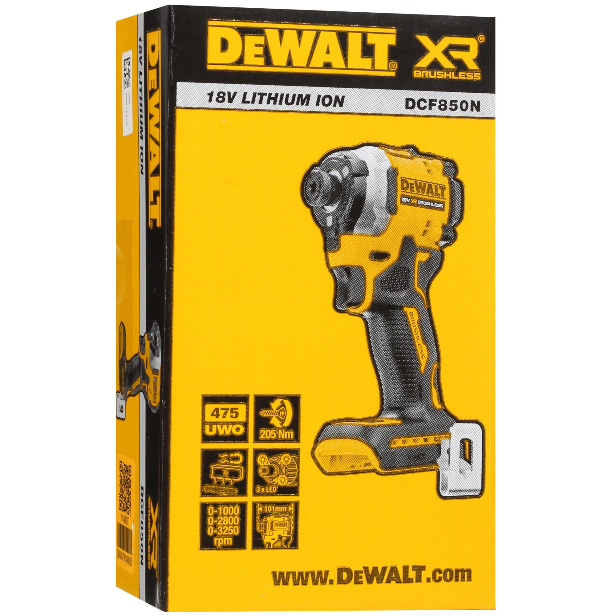 Винтоверт DeWalt DCF850N-XJ FLEXVOLТ 18/54V , Без ЗУ, Без АКБ 5440979 STDN-0000353 - Вид №7