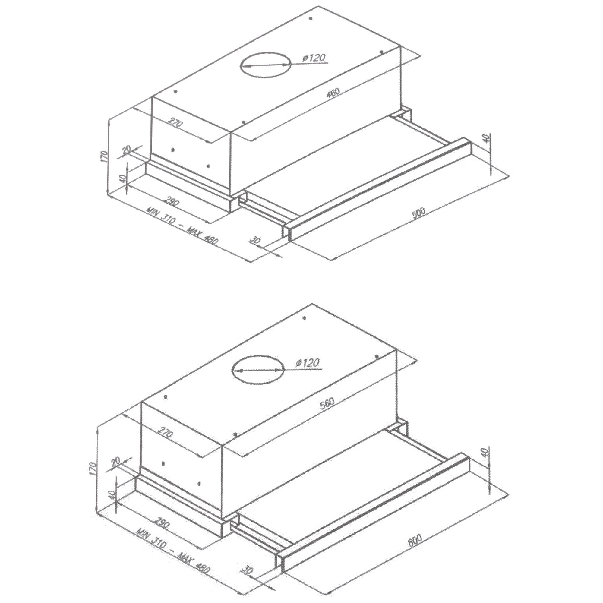 8141467 Вытяжка телескопическая Kuppersberg SLIMLUX IV 60 GW белый/белый STDN-0093352 - Вид №15