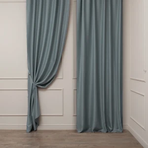 Ткань 1 м/п Soleil блэкаут лен 300 см цвет джинсовый 83603248 STLM-2030122