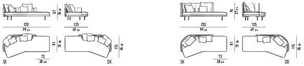 Minotti Диван Peninsula Torii sun-id-1404704 - Вид №1