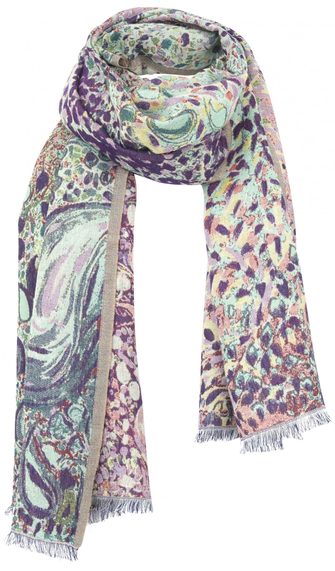 VERTIGE_P Шаль 60/200 68% шерсть 32% шелк PETRUSSE Santreyd 