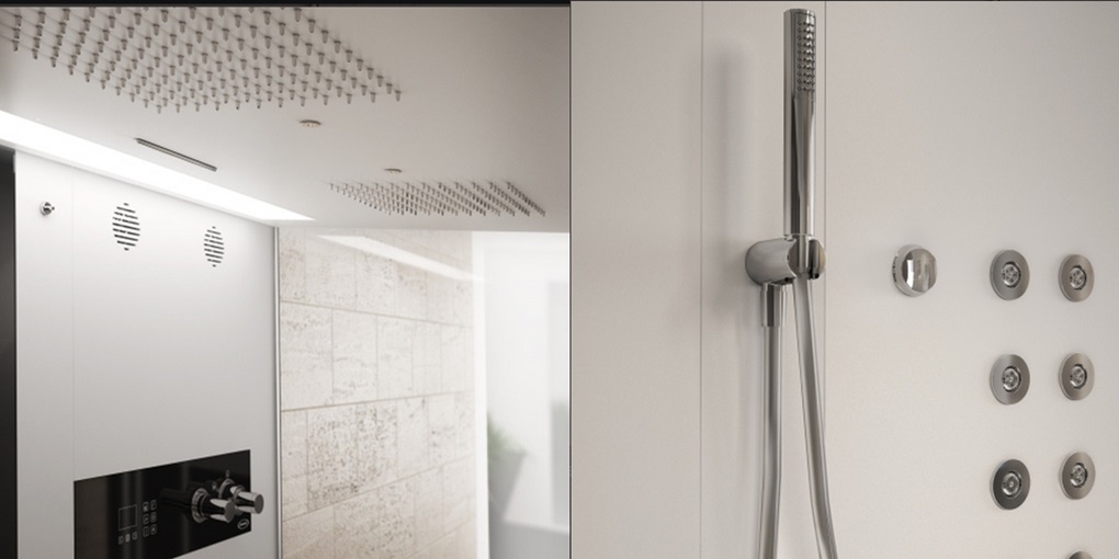 Душевая кабина угловая Frame 120 TB 9448-25219 Jacuzzi 944825219 - Вид №1