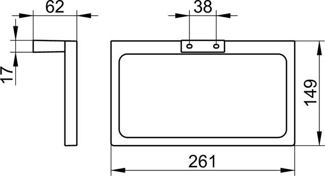 11121050000 Кольцо для полотенца KEUCO Edition 11 - Вид №2