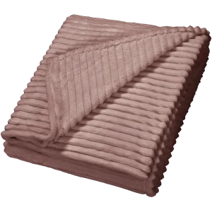 Плед Strips 150x200 см велсофт цвет сливовый 83706333 STLM-2006059