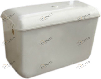 Бачок пластмассовый А-01 верхнего расположения, с арматурой Лобненский Стройфарфор (ЛЗСФ) 7129