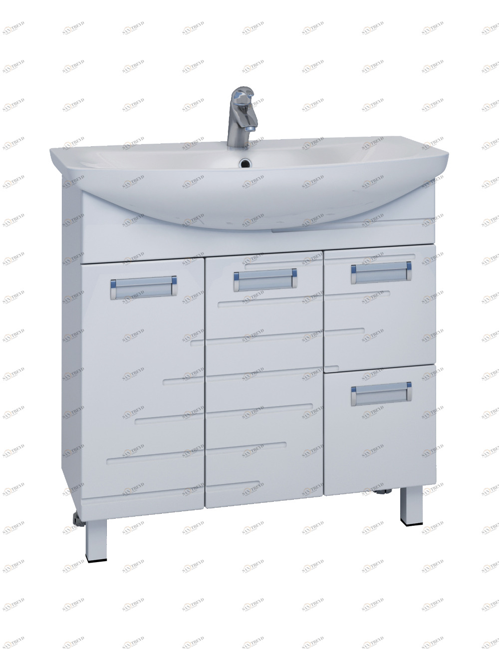 Тумба Diana 800 (Балтика)800⨉470⨉830 мм белый Santreyd sun-id-665163