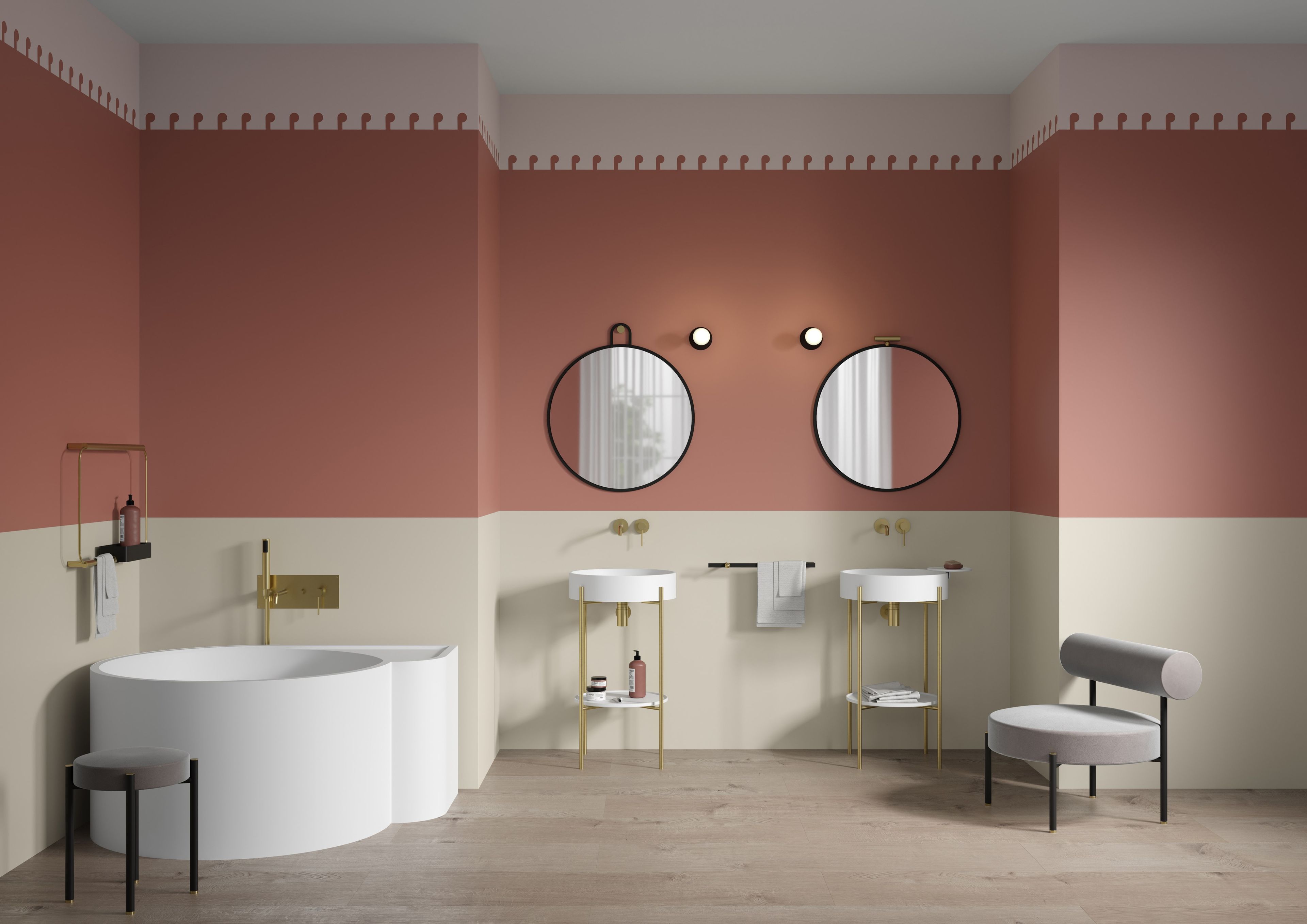 Круглая ванна Livingtec® Ex.T Nouveau ARCH-00083992 - Вид №5