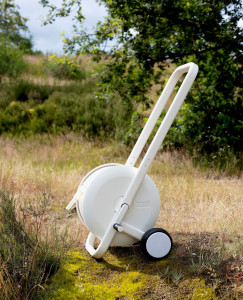 Оцинкованная стальная тележка для шланга