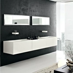 Toscoquattro Комплект мебели для ванной 08 из искусств.камня TIME белый