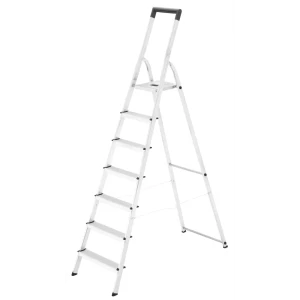Стремянка алюминиевая Hailo 8140-700 7 ступеней, максимальная нагрузка 150 кг