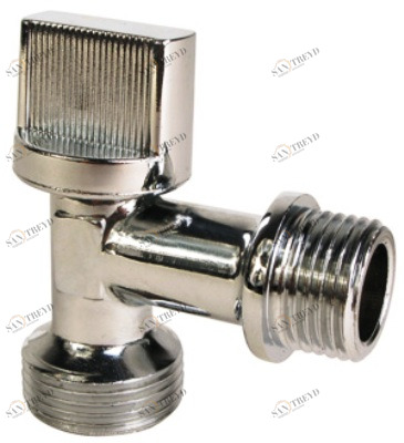 Кран угл. 1/2х3/4 для стиральной машины AQL 1331 AQL1331 AQUALINK 181247