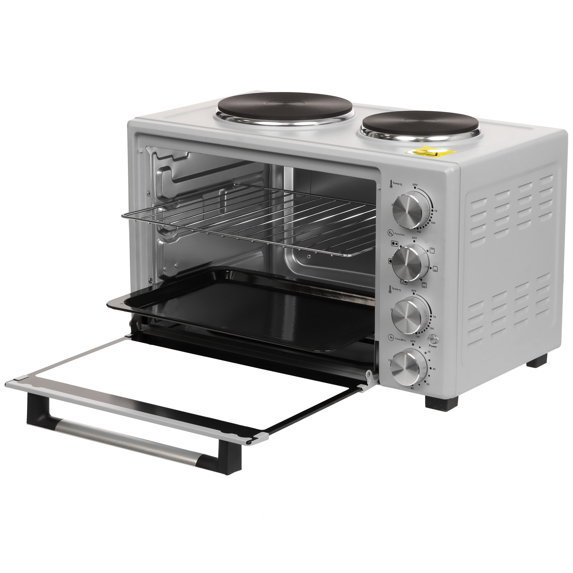 9080985 Мини-печь Kraft KFC-MOHP 380 HGR серый STDN-0147695 - Вид №4