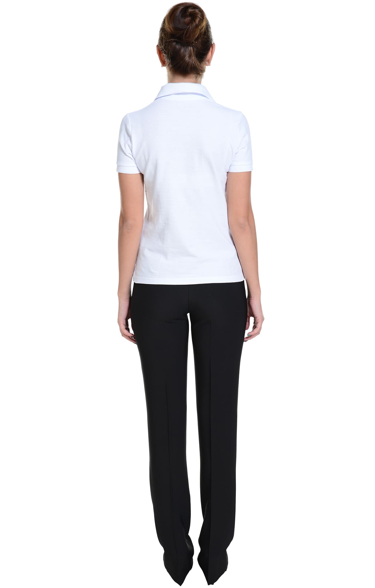 62162 Тенниска-поло женская белая LUXE  Одежда для салонов красоты  размер XXL  - Вид №7