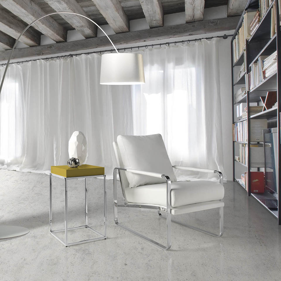 033070 Кресло белое Angel Cerda SF399  - Вид №1