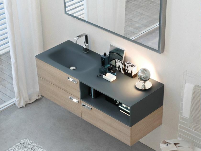 Ideagroup Тумба под умывальник из кристалла My fly evo sun-id-1411237 - Вид №1