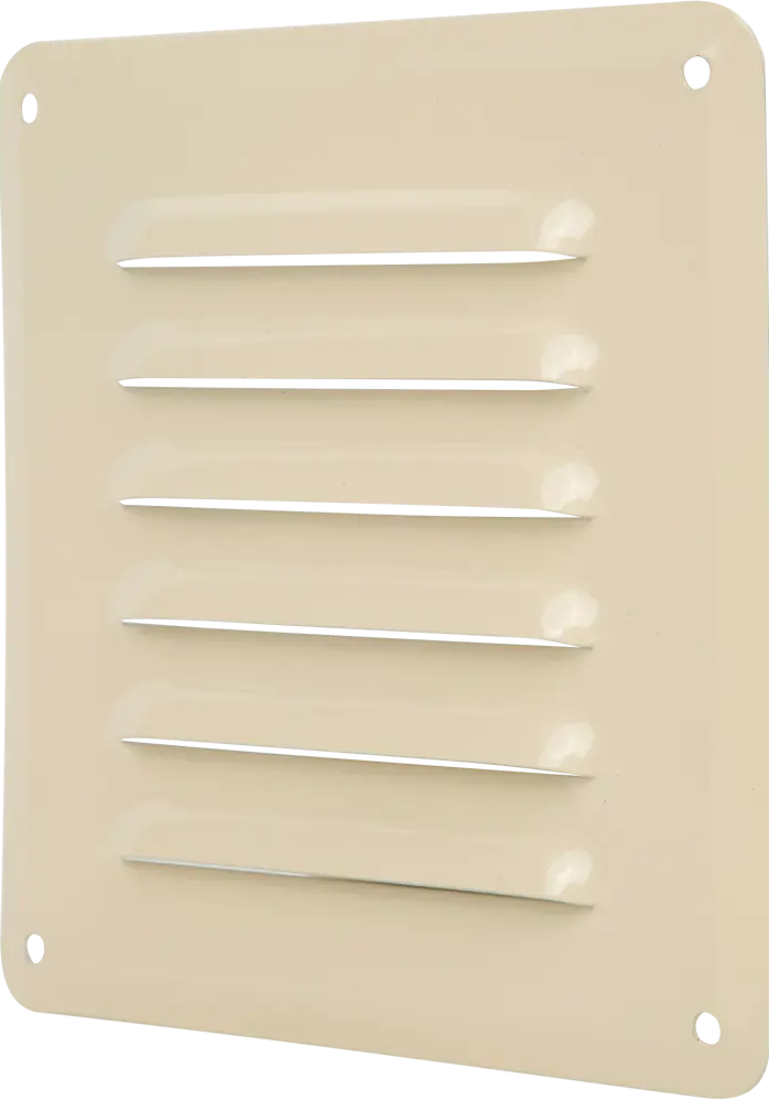 Вентиляционная решетка ORE GM1515I бежевая 150×150 мм 84653733