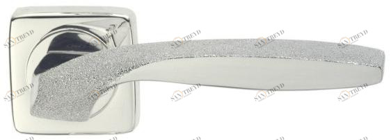 Pasini Ручка из латуни на розетке Quadrata 3541 