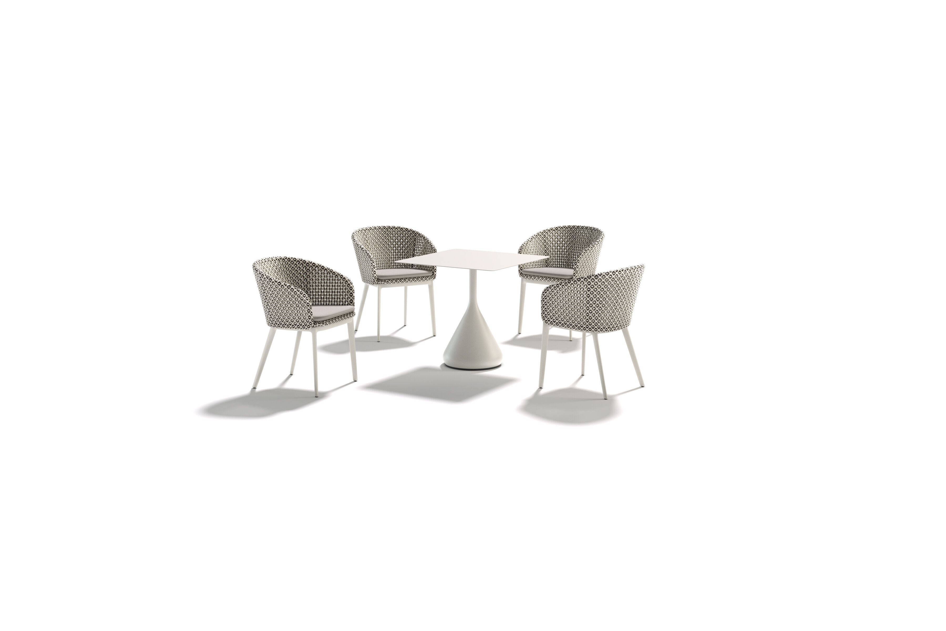 Синтетическое волокно сад стул DEDON MBRACE ALU ARCH-00000080 - Вид №1