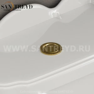 VA080 Сливной механизм для унитаза 40 см Бронзовый Globo Paestum Италия