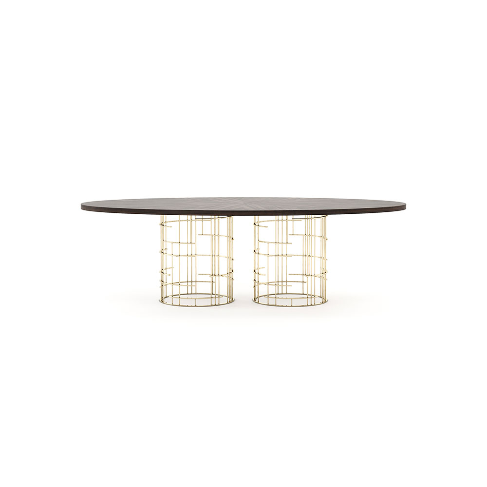 093168 Обеденный стол овальный LasKasas Mercy  - Вид №2