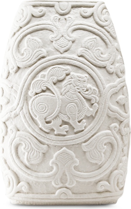 10647245 RUPOR manufactory Ваза Rupor Лев 28см, белый, фарфор Фарфор 