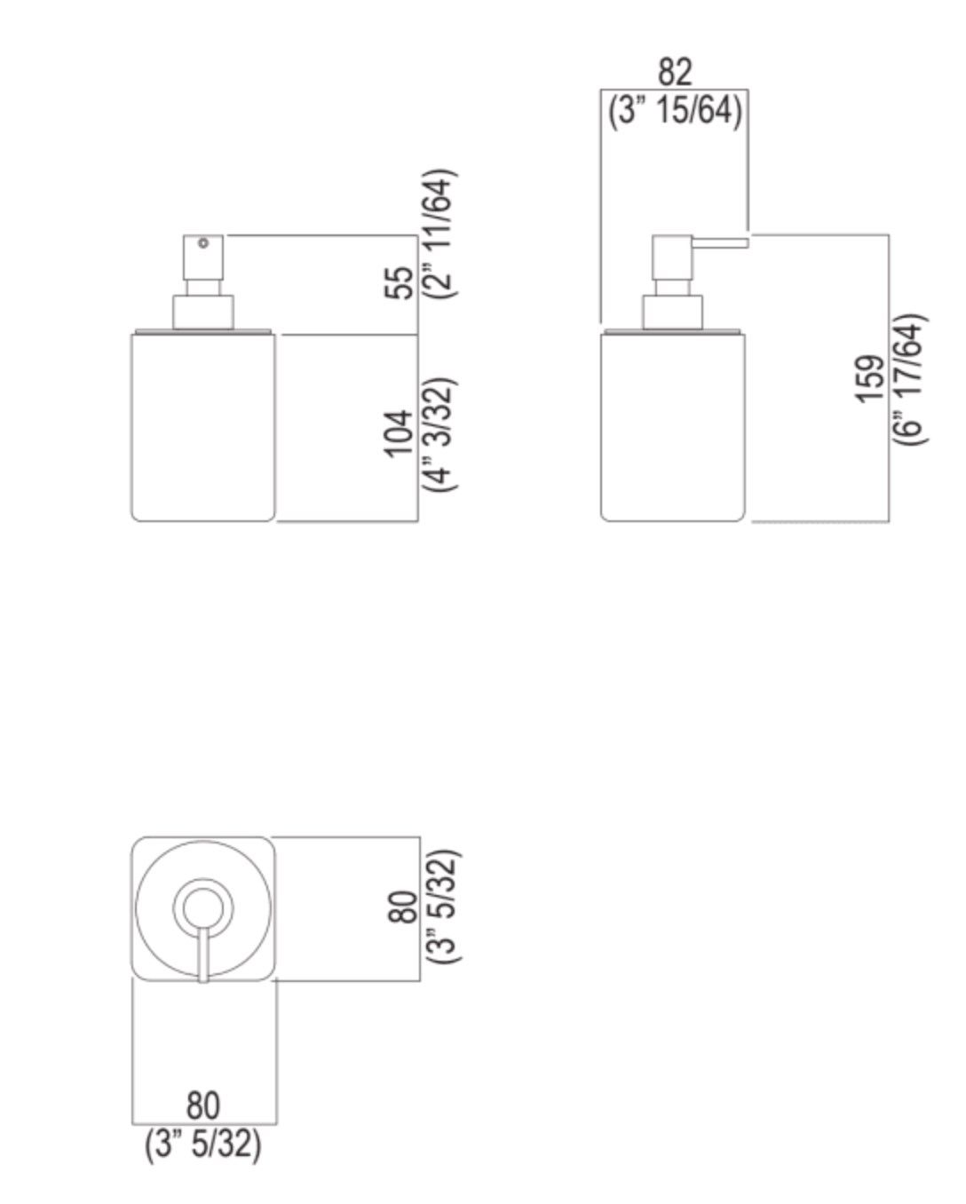 Дозатор мыла в Cristalplant® Agape Surf ARCH-00030471 - Вид №2