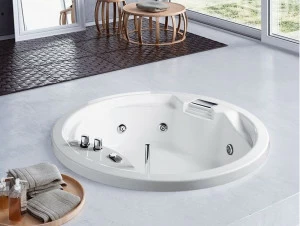 Glass1989 Акриловая круглая гидромассажная ванна Home & spa rituals