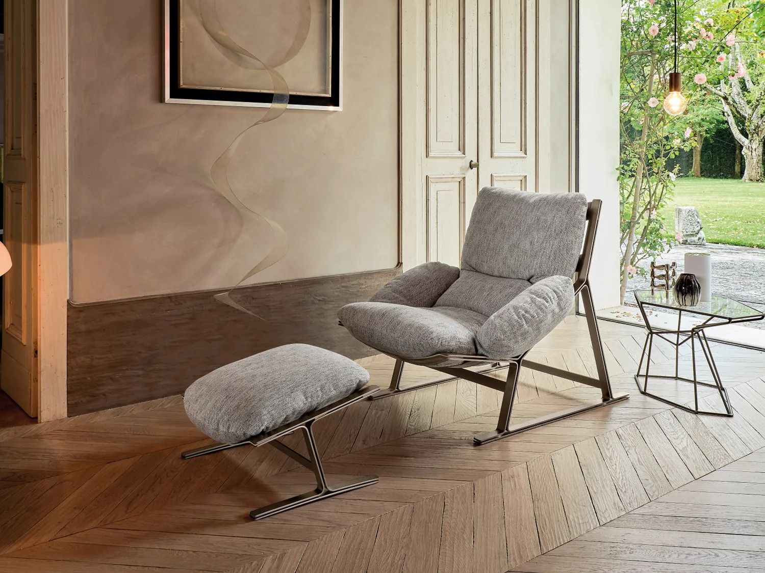 Кресло с салазками из ткани Arketipo BELAIR ARCH-00043740 - Вид №1