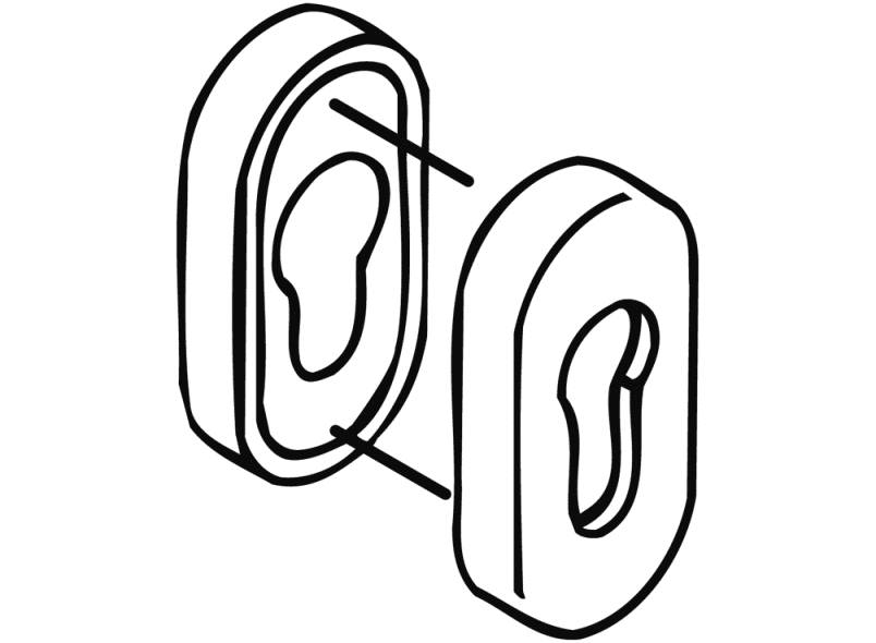 316PBRKN розетка для ключей HEWI System 111 | Polyamid  - Вид №7