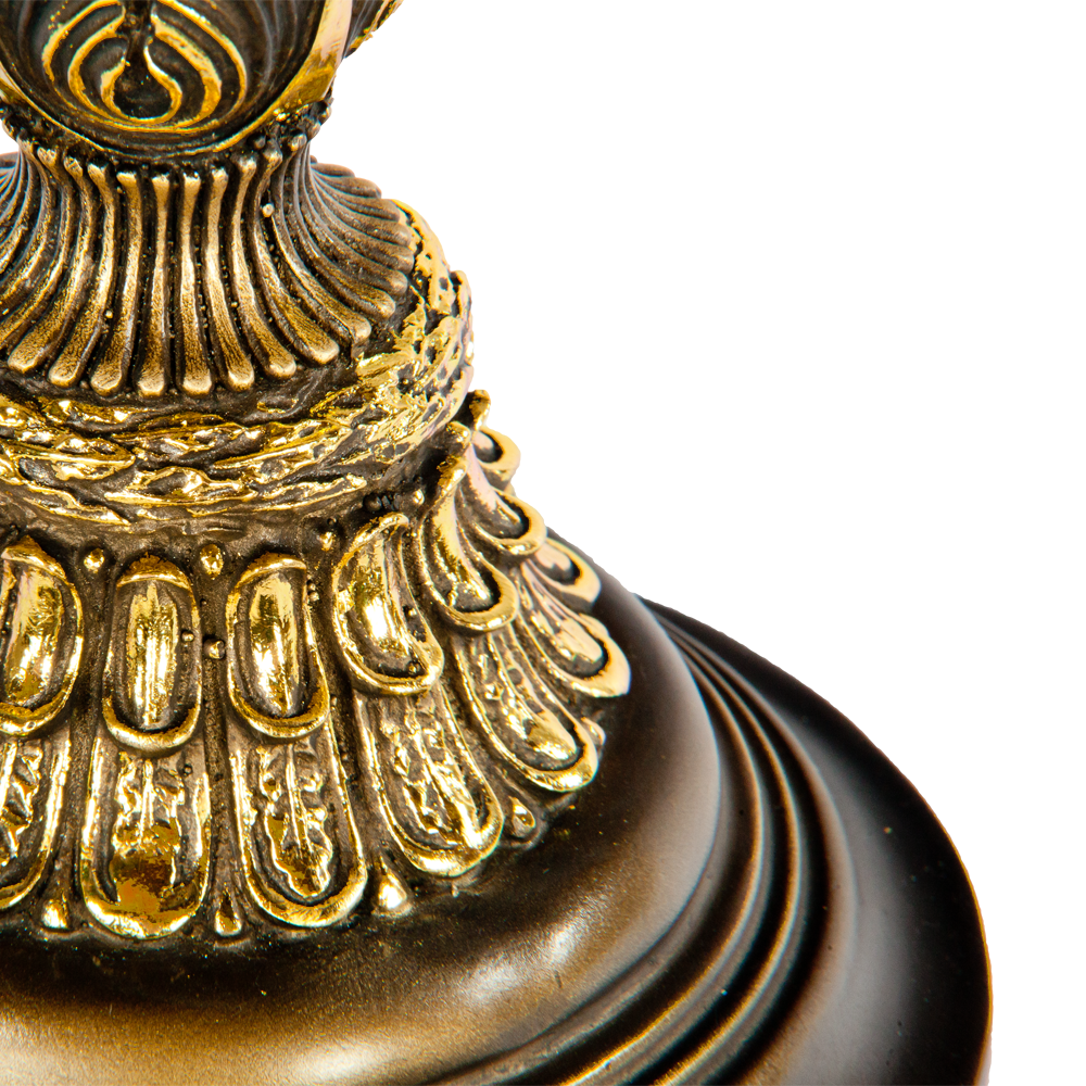 32022,34057 Настольная лампа Колонна Испанская Бронза Тюссо Мурена BOGACHO 4627138210994, 4627138151129 - Вид №3