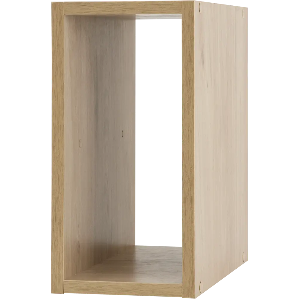Стеллаж SPACEO KUB 1/2К, 18х36х31,7 см, цвет дуб STLM-2196118