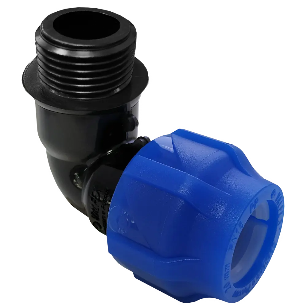 Отвод комбинированный 90° ПНД Valfex 2"x63 мм НР 85457870 STLM-2165713 