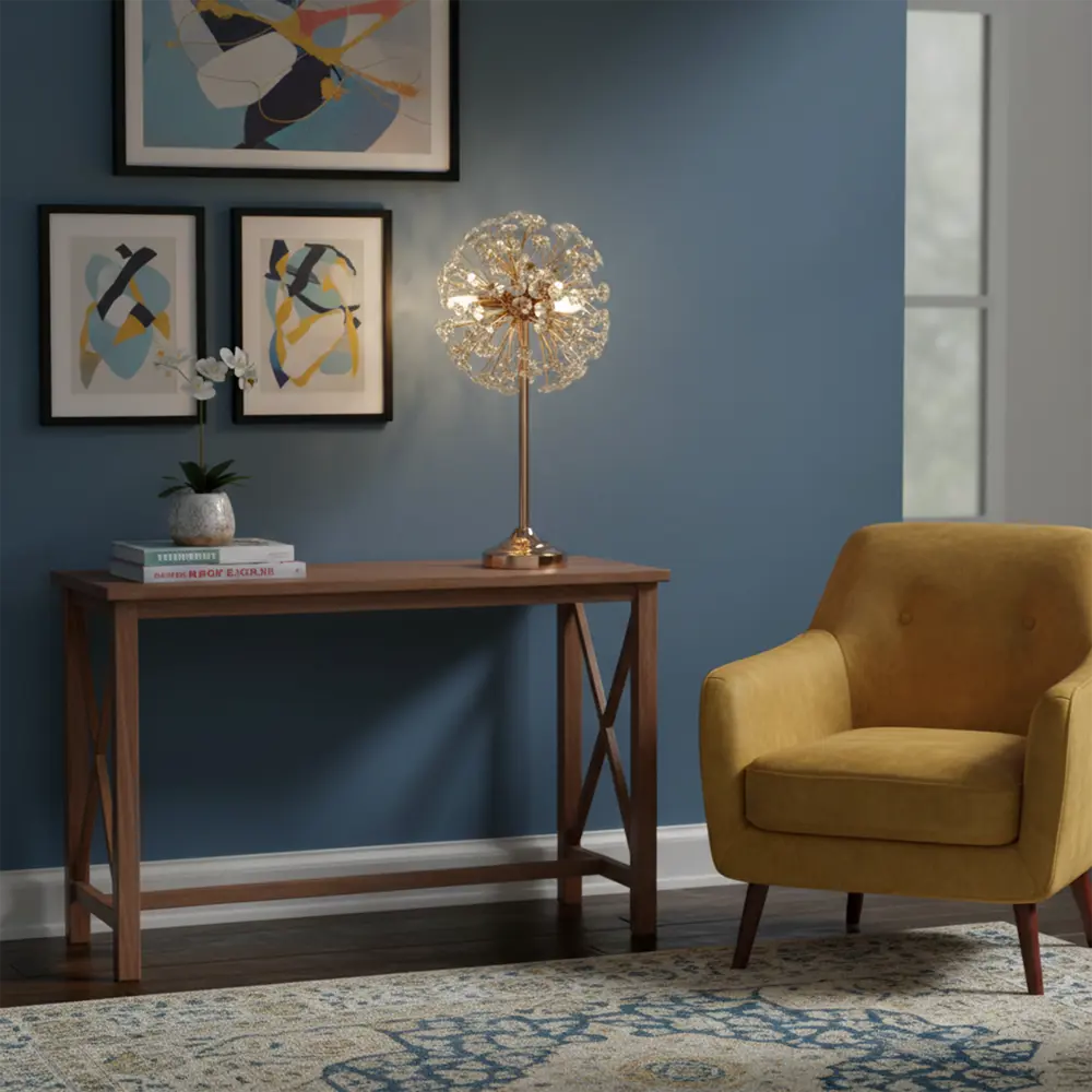 Настольная лампа Estares Nessa цвет золото STLM-2003319 - Вид №5