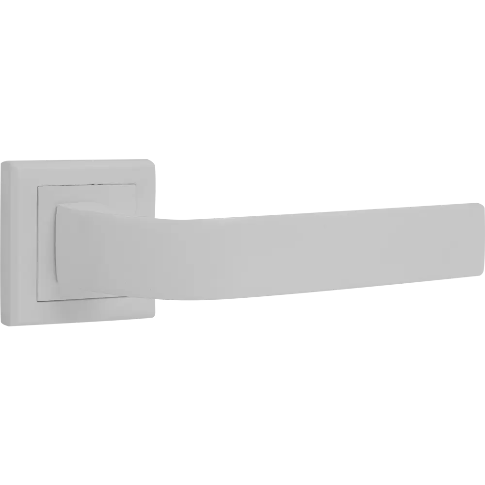 Ручка дверная на розетке Z 202 WP, цвет белый PALLADIUM STLM-2077543