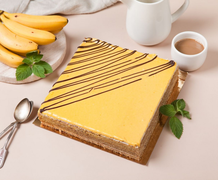 7138 Торт "Банановый" (большой) Вкусляндия 