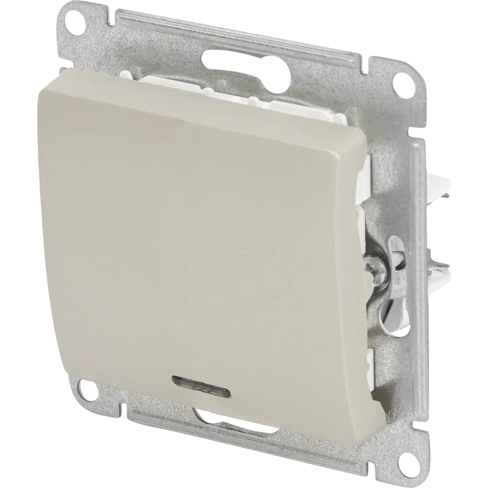 Переключатель Schneider Electric Glossa с подсветкой для элегантного освещения 84730743 STLM-0054181 - Вид №1