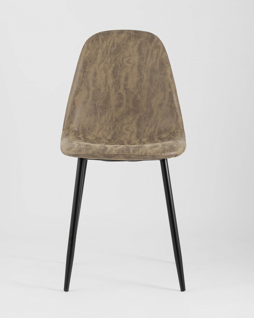 Стул со спинкой коричневый из замши "Валенсия" STOOL GROUP ДИЗАЙНЕРСКИЕ, ИНТЕРЬЕРНЫЕ 00-3946145 Коричневый  - Вид №2