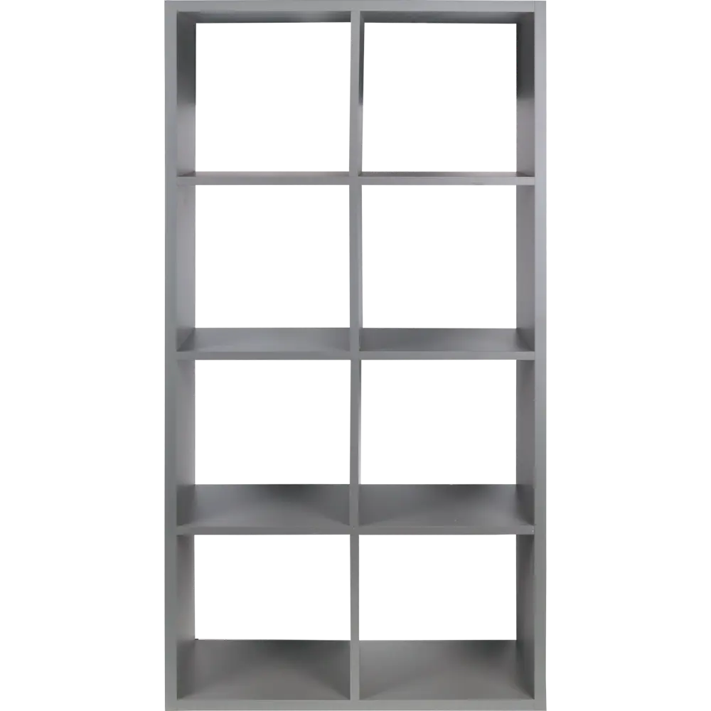 Стеллаж 8 секций 70х137.2х31.5 см, ЛДСП, цвет графит Santreyd STLM-2006109 - Вид №3