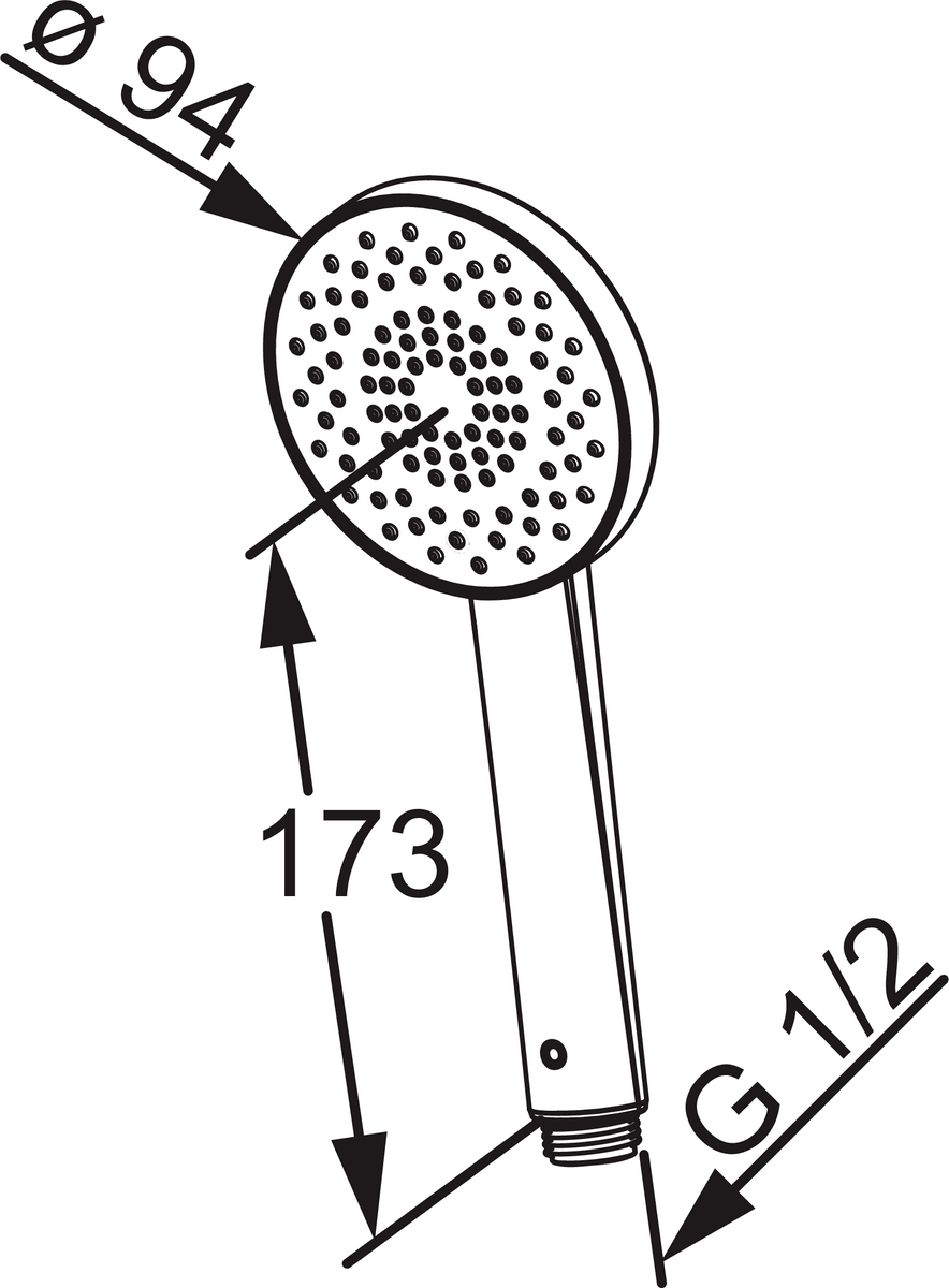 Oras 272021 Ручной душ 272021 Optima Хром  - Вид №3