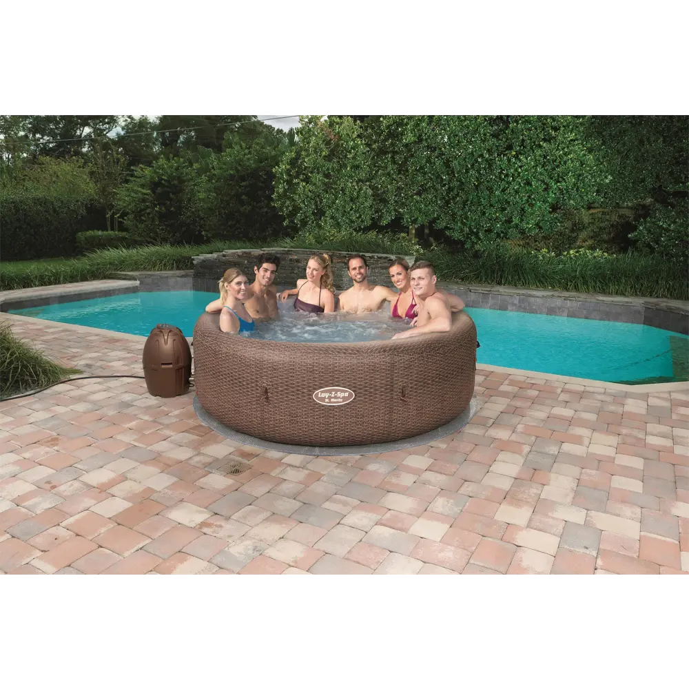 Бассейн надувной спа Bestway St.Moritz AirJet 216x71 см Santreyd STLM-2113438 - Вид №3